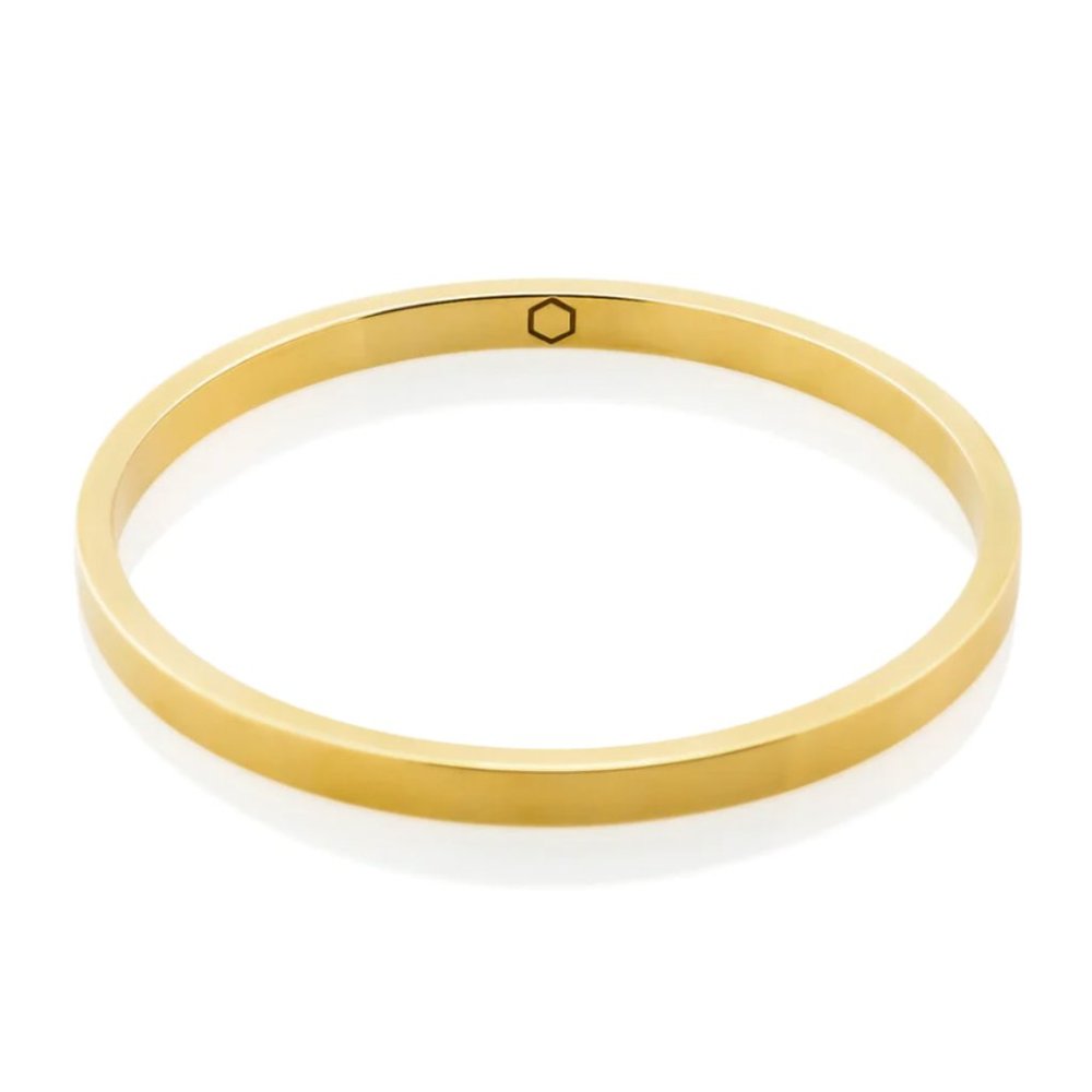 Cyclical Bangle - 14K Gold Vermeil